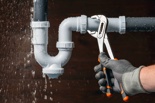 Professional Drain Cleaning technician working in Mead, WA